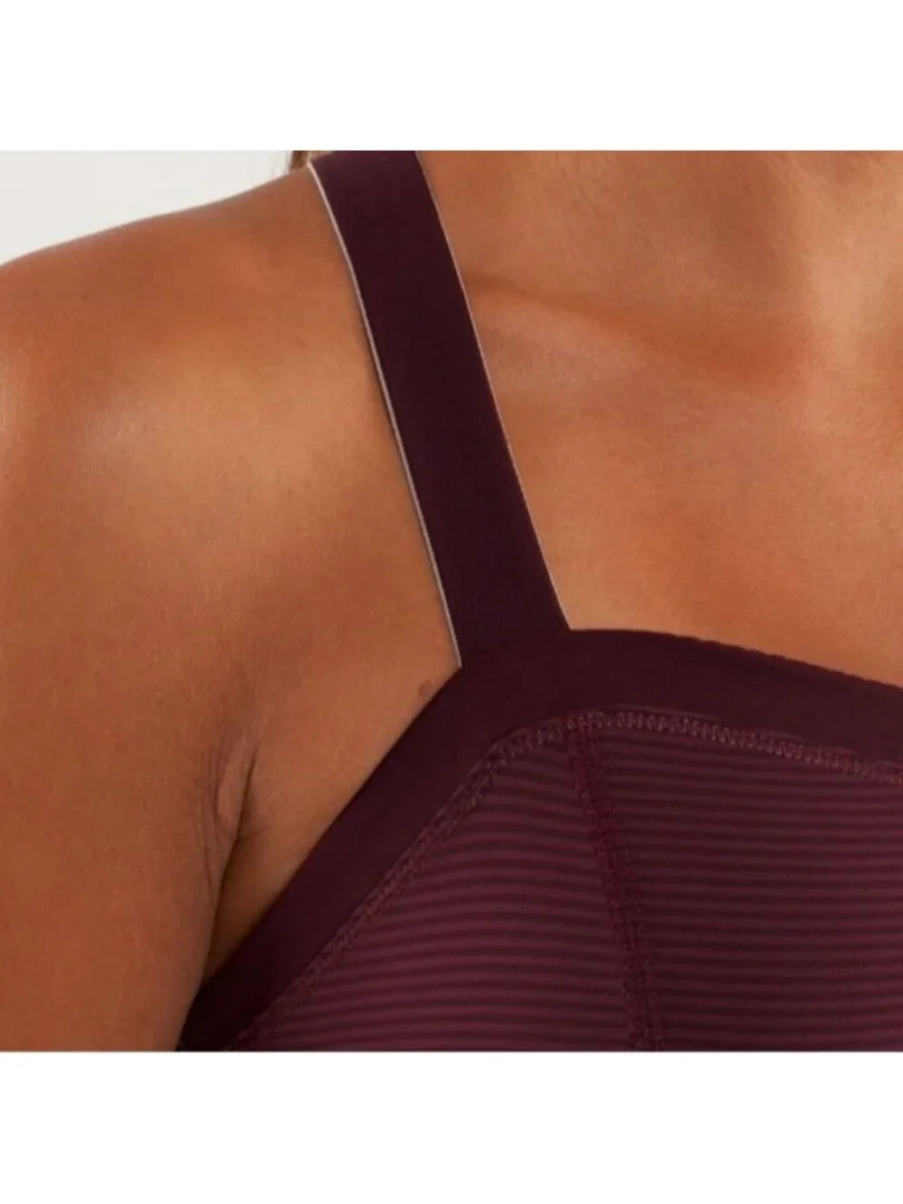 Lululemon Run: Catch Me TankBordeaux Drama / Tonka Stripe Bordeaux Drama